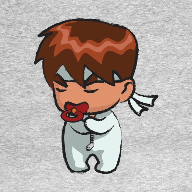 Street Fighter Babies: Ryu by ohshirtdotnet